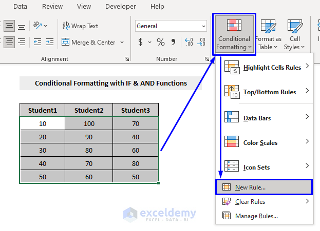 Applying Conditional Formatting with Formula for Multiple Conditions in Excel