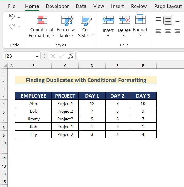 excel conditional formatting multiple columns
