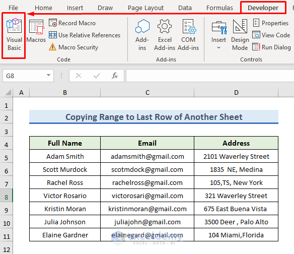 Inserting Macro to Copy Range of Another Sheet