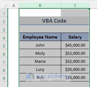 VBA Code to Insert Columns in Excel