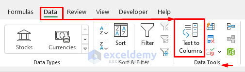 Excel ‘Text to Columns’ Wizard to Remove Semicolon and Separate Text into Column
