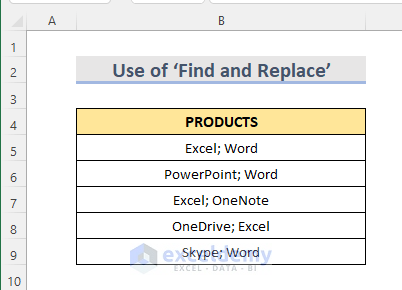 Use of ‘Find and Replace’ Feature Removing Semicolon