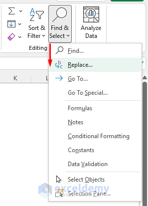 Use of ‘Find and Replace’ Feature Removing Semicolon