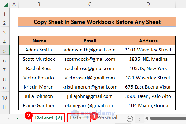 Overview of VBA Copy Sheet Within Same Workbook Before Any Sheet