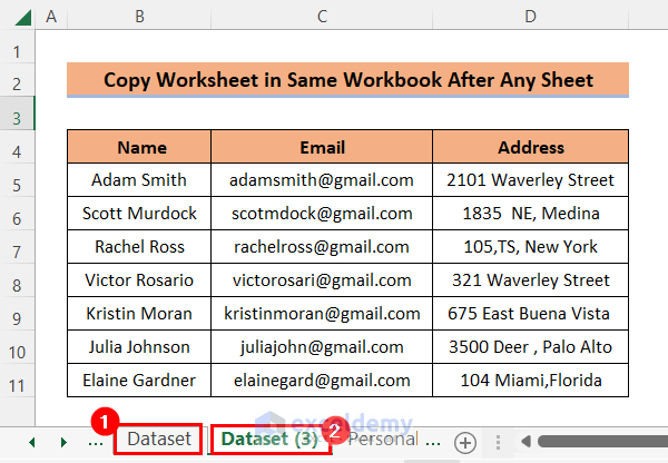 Copy Sheet Within Same Workbook After Any Sheet
