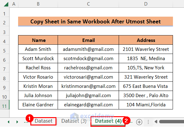 Copy Sheet Within Same Workbook After Last Sheet final output