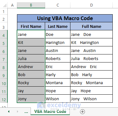 vba macro code-Remove Trailing Spaces in Excel