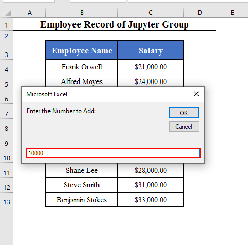 Inserting Inputs to Use VBA Range with Variable Row Number in Excel