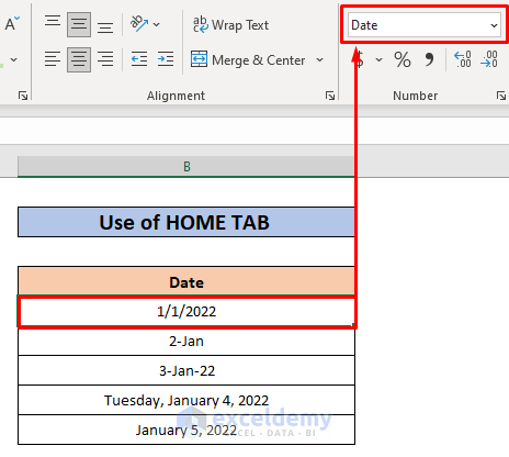 Convert Date to Number in Excel