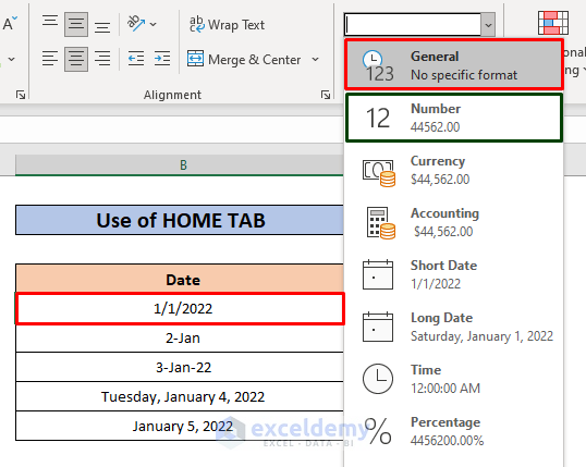Convert Date to Number in Excel
