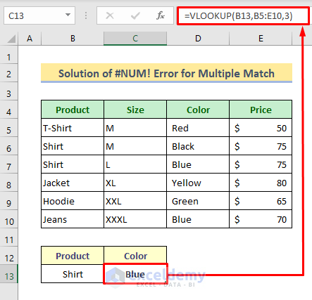 Excel DGET Function for Multiple Matches