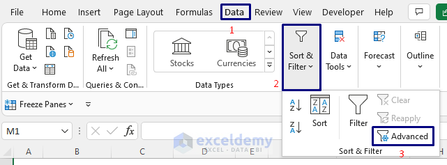 If Excel Parent Dataset Contains Any Error Value Advanced Filter Not Working