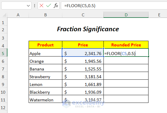 fraction significance