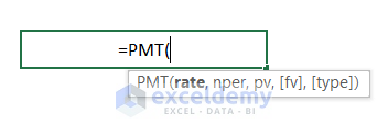 Introduction to PMT Function in Excel
