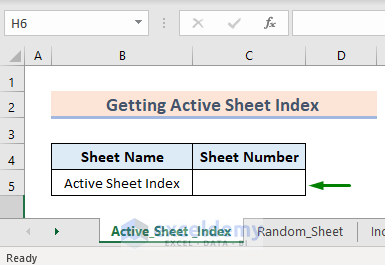 How to Use Excel SHEET Function (6 Examples)