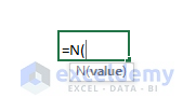 N Function in Excel
