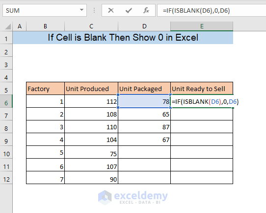 ISBLANK