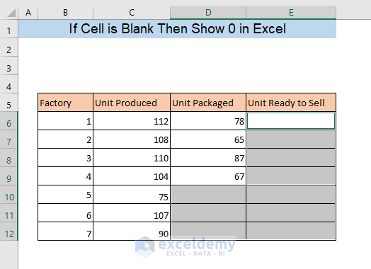 SELECT BLANK CELLS