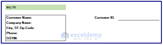 Add Customer’s Details to Tally Bill Format