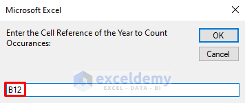 Year Function in Excel VBA to Count Year Occurrences