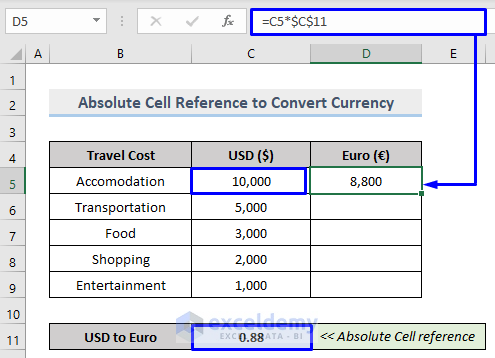 excel tutorial: how to set absolute cell reference in... Example with Absolute Cell Reference in Excel (4 Apllications) - ExcelDemy
