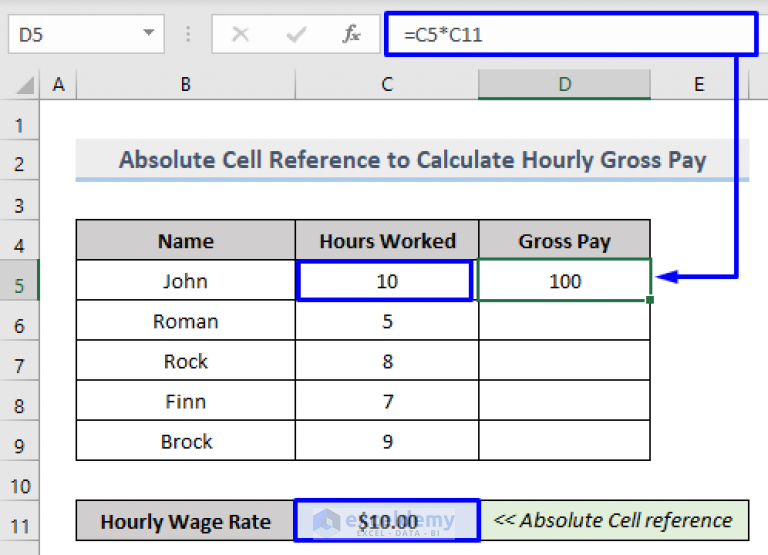 excel tutorial: how to use an absolute cell reference... Excel Absolute Cell Reference – How to Use Absolute Reference in Excel ...
