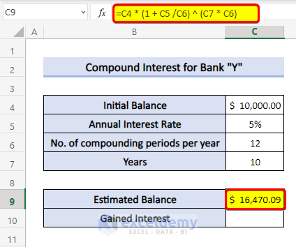 Example of Daily Compound Interest Calculator