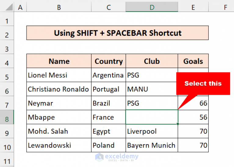 Excel Shortcut To Delete Rows With Bonus Techniques ExcelDemy