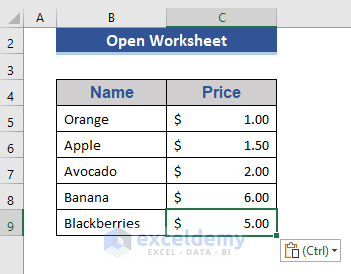 Reference from a Closed Excel Workbook from the Cloud