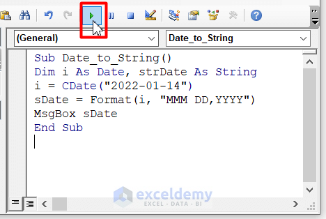 VBA Date to String Conversion (Month, Day, Year)