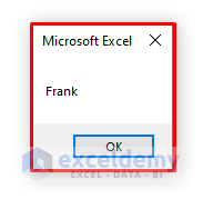 Output of Excel VBA Left Function