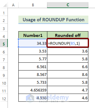 The ROUNDUP Function: Mathematical Functions in Excel pdf