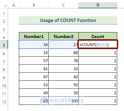 The COUNT Function: Mathematical Functions in Excel pdf