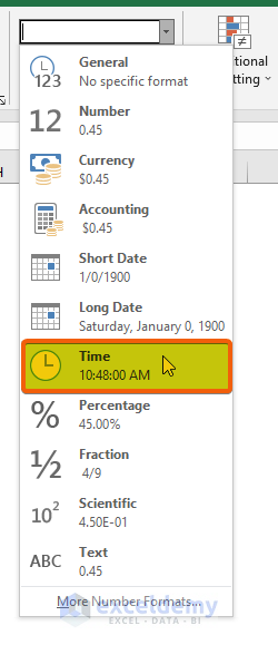 Use Formula to Get Average Time in Excel
