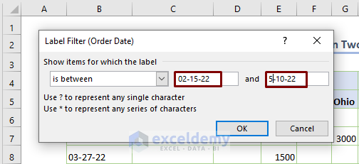 Creating Date Filters