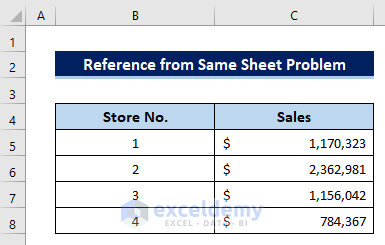 By Fixing the Referring Same Sheet Problem for Sort Not Working in Excel