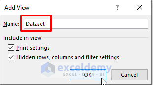 Excel Horizontal Filter