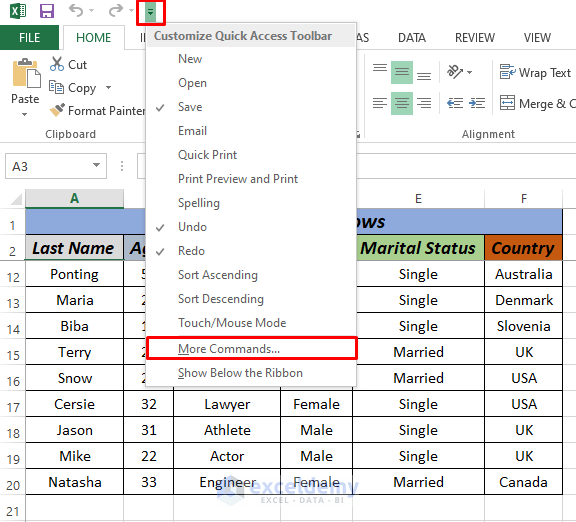 excel freeze top 2 rows by magic button