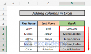 Combining text columns with TEXTJOIN and AutoFill