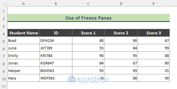 5 Methods to Freeze 2 Columns in Excel