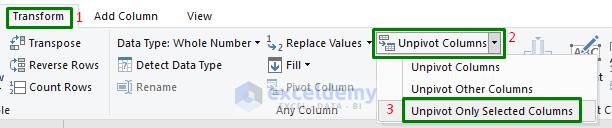 Use Excel Power Query Editor to Group Columns in Pivot Table