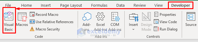 Run a VBA Code to Hide Rows and Columns in Excel