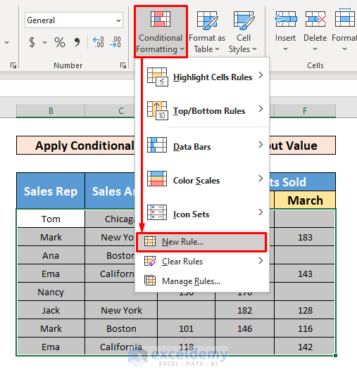 Excel Highlight Cell If Cell Does Not Have Value
