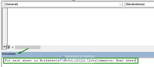 Use VBA to Delete All Comments from All Worksheet