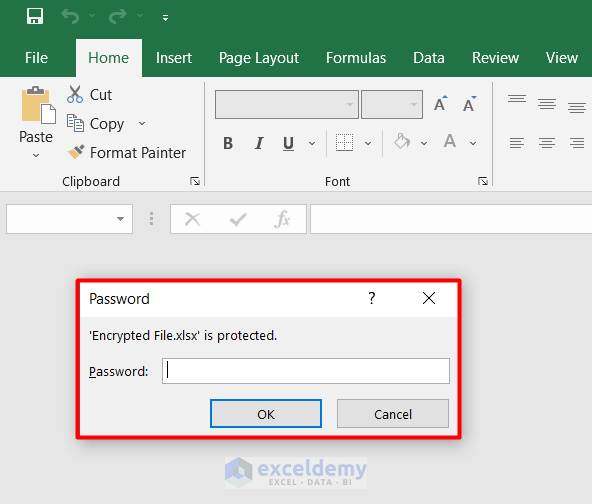 How to Remove Encryption from Excel 