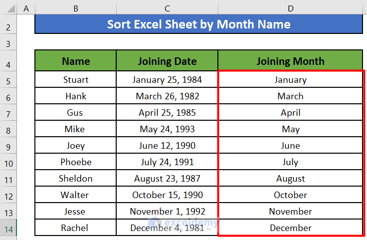 How to Sort Excel Sheet by Date