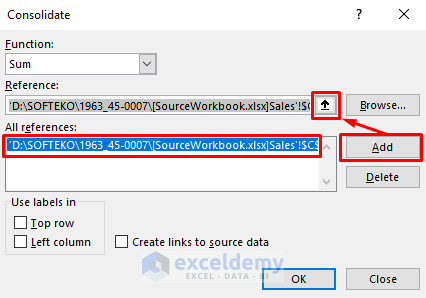 add reference to link workbooks