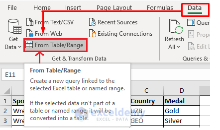 remove duplicate by power query