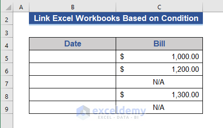Automatically Update Excel Workbooks Based on Condition