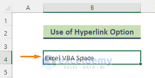 Use Hyperlink Option to Link Word Document to Excel